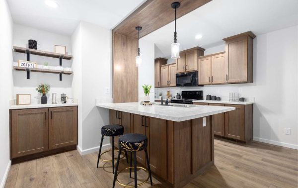 Kitchen Island with stools